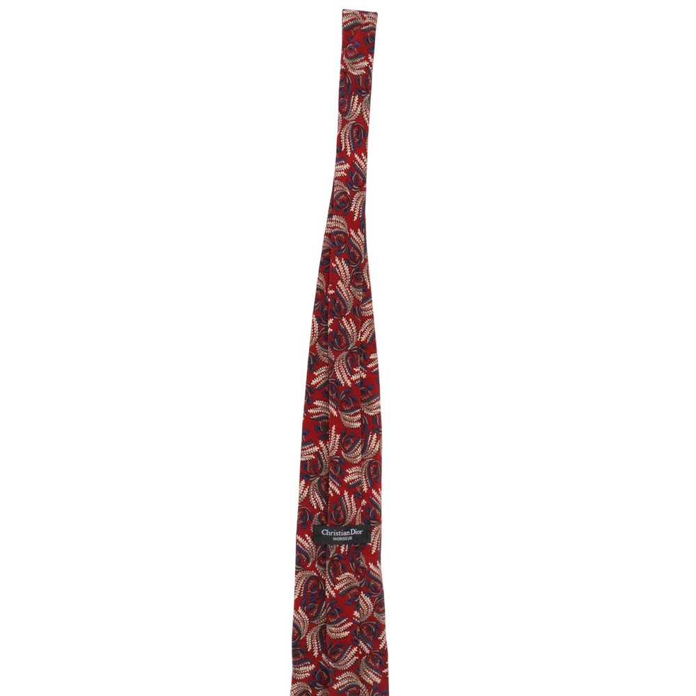 Vintage Christian Dior Monsieur Tie Lot 3 Paisley Abstract Designer Neckties USA - Picture 13 of 16